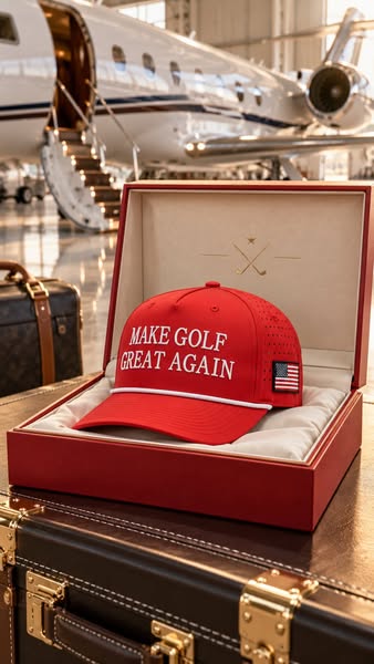 Cotton Golf Hat, Bold Style