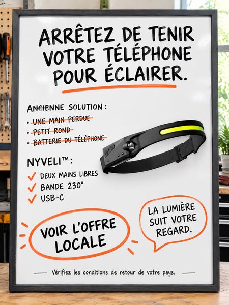 Nyvelight™ – La lampe frontale 230°
