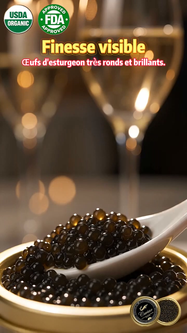 Le Luxe à la Maison : Caviar d'Esturgeon Premium (-67% OFF)