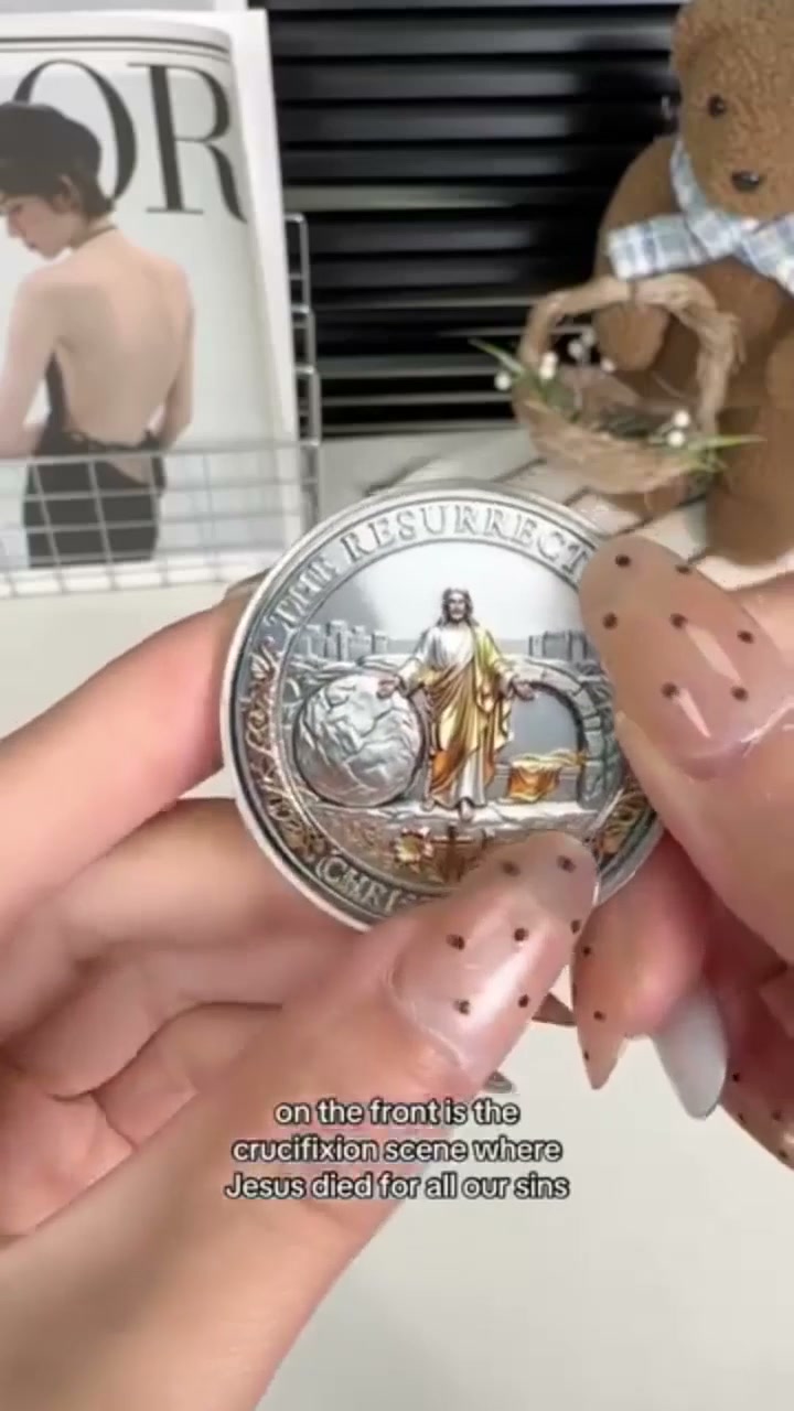 Two Sides, One Promise – Crucifixion & Resurrection Commemorative Coin