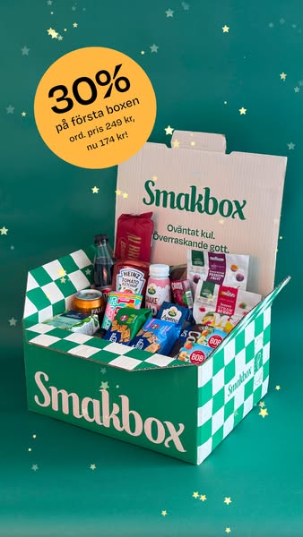 Nu 30% rabatt på första boxen!
