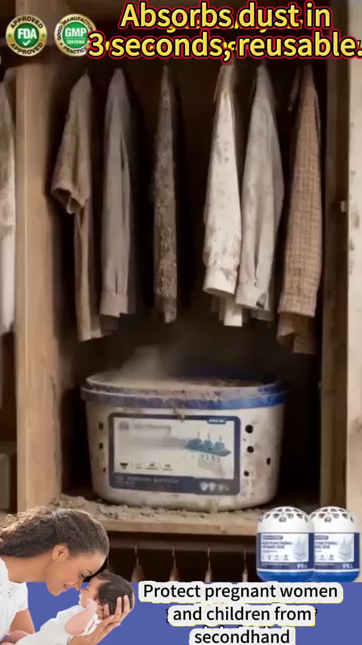 Magic Bead Box for Odor and Dust Removal