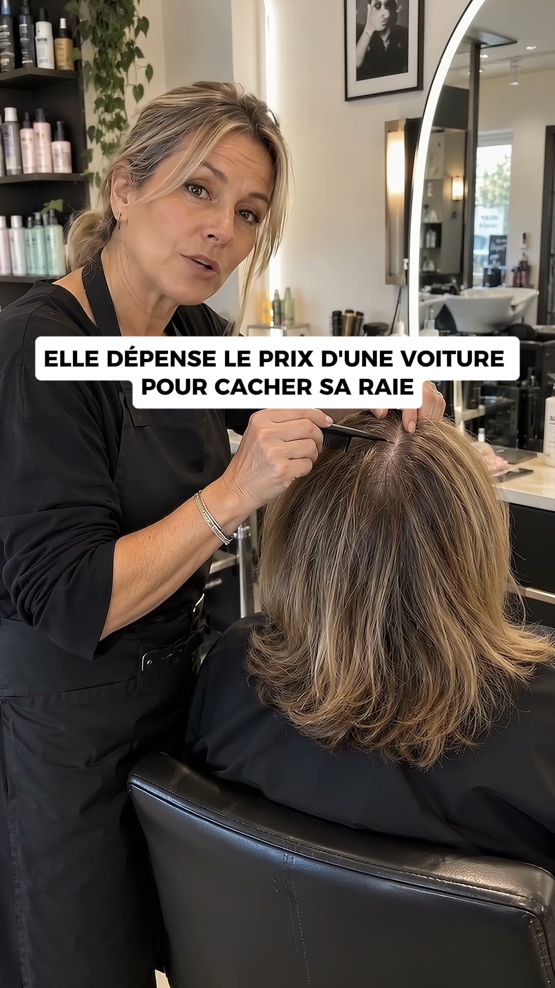 Refais-toi une queue de cheval.