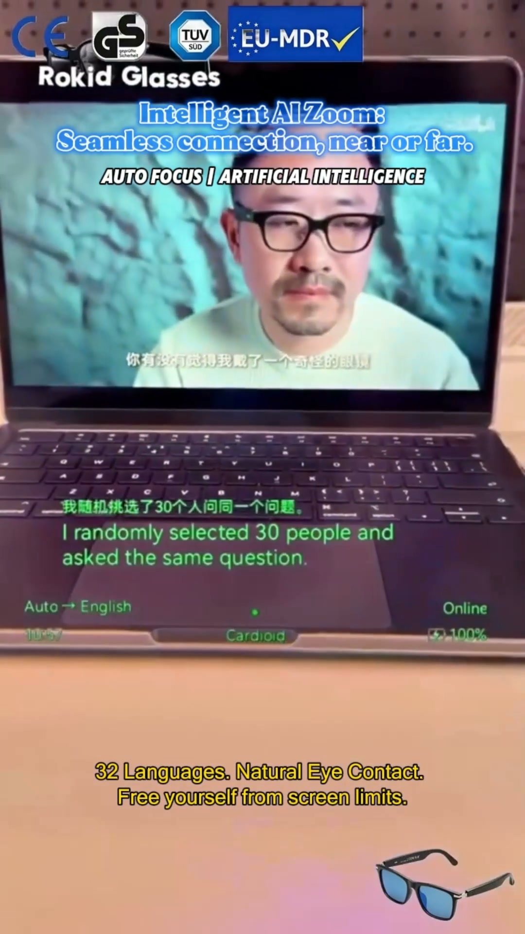 One Pair for Everyone: AI Voice, Open-Ear Bluetooth & Photochromic Lenses!