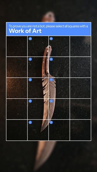 Some Knives are Tools. This one is Art.