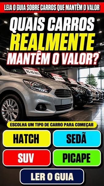 Fatores que Ajudam um Carro a Manter o Valor: Guia