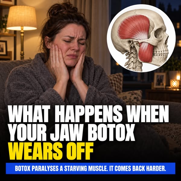 Jaw Botox switches the muscle off. It never feeds it.