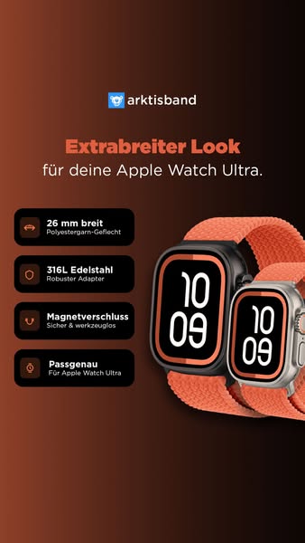 Das Nr. 1 arktisband für Apple Watch Utra