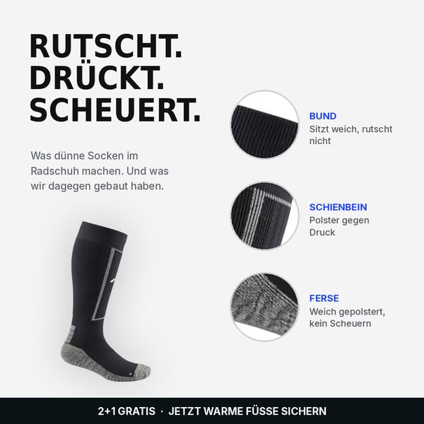 Endlich warme Füße