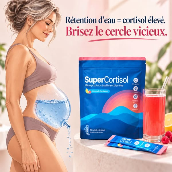 Ventre gonflé, visage bouffi : cible aussi le cortisol