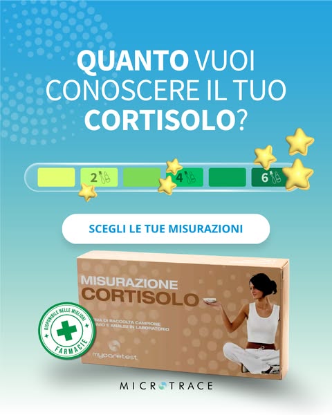 Quanto vuoi conoscere il tuo cortisolo?