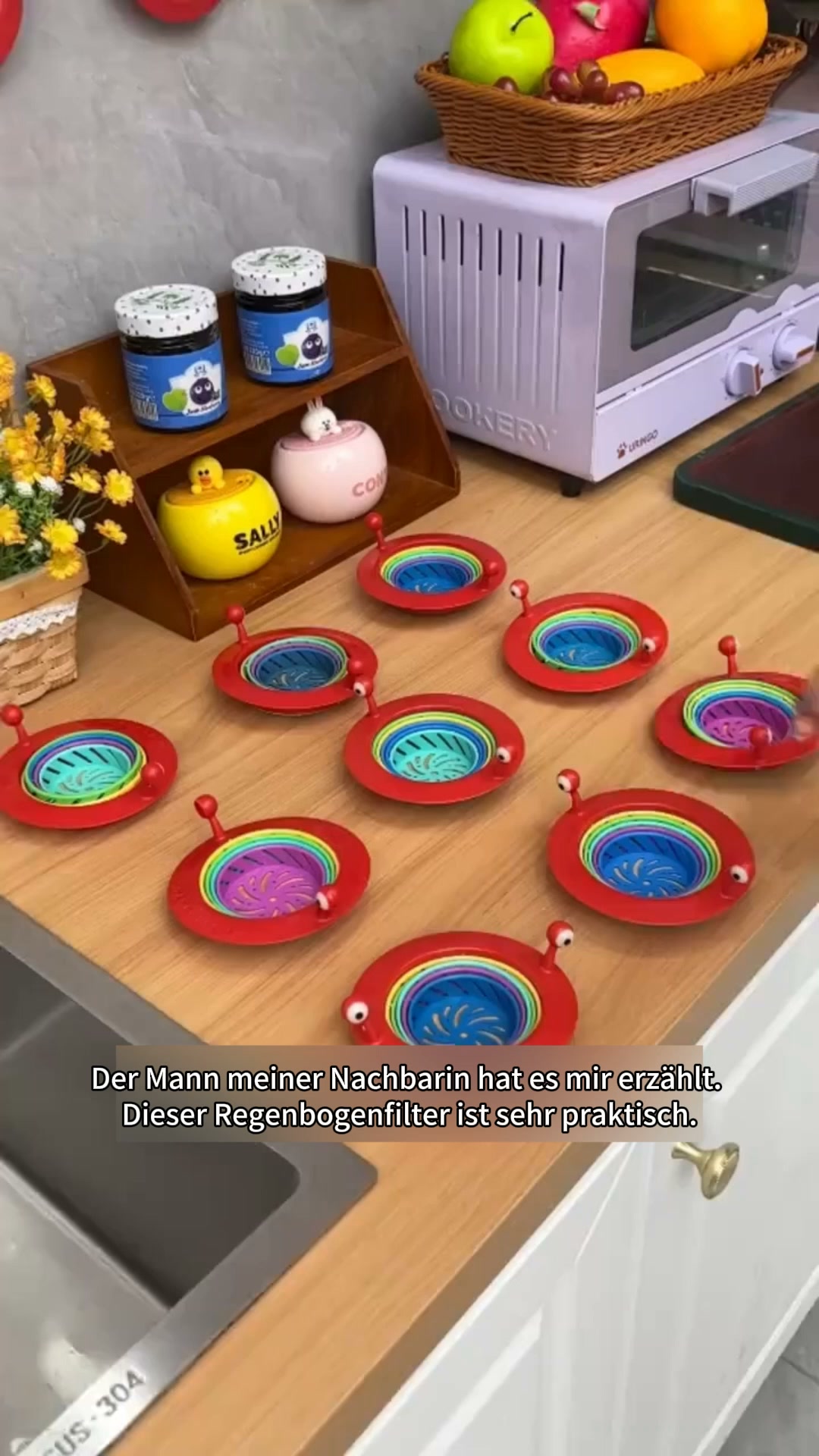 Monster-Spülbeckensieb