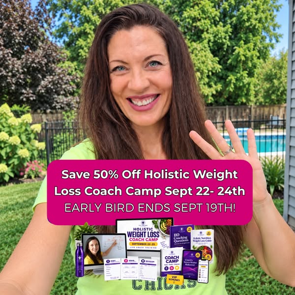 50% Off Until Sept 19th- Holistic Weight Loss Coach Camp!
