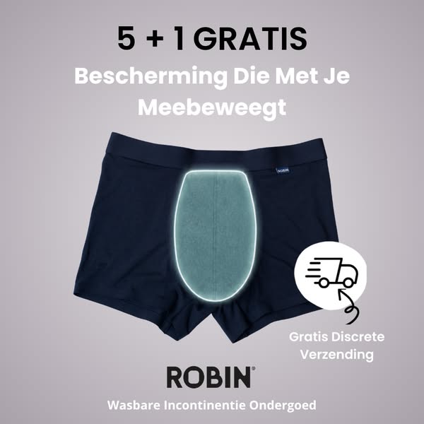 Incontinentie Ondergoed voor Heren - Wasbaar