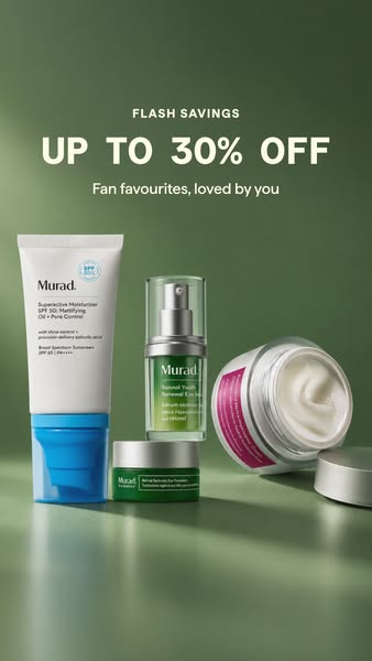 Flash Savings: Up to 30% OFF