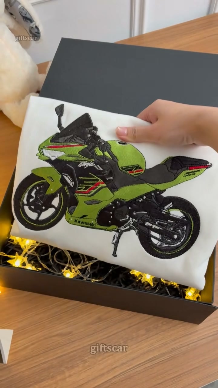 Their motorcycle. Their hoodie. The perfect Christmas gift.