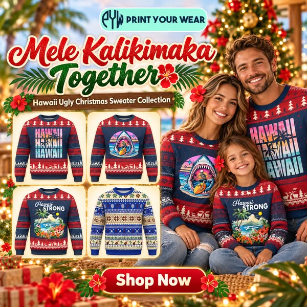 Hawaii Ugly Christmas Sweater