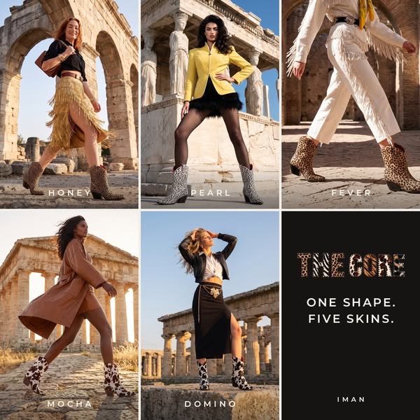 IMAN · Five skins