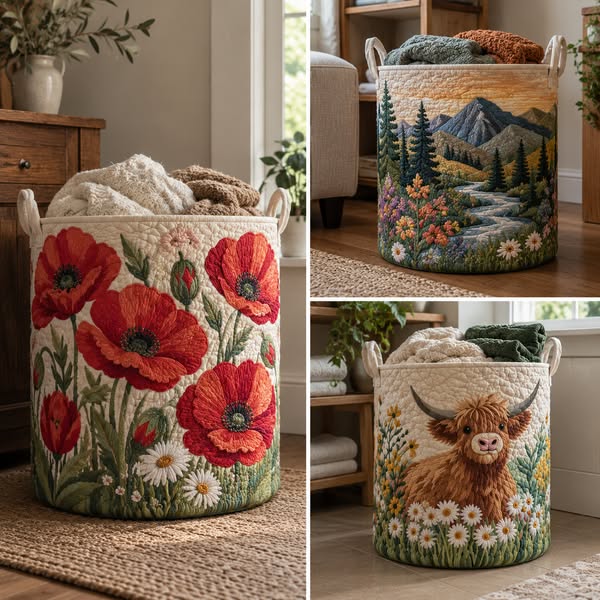 Le panier à linge que l'on ne cache plus