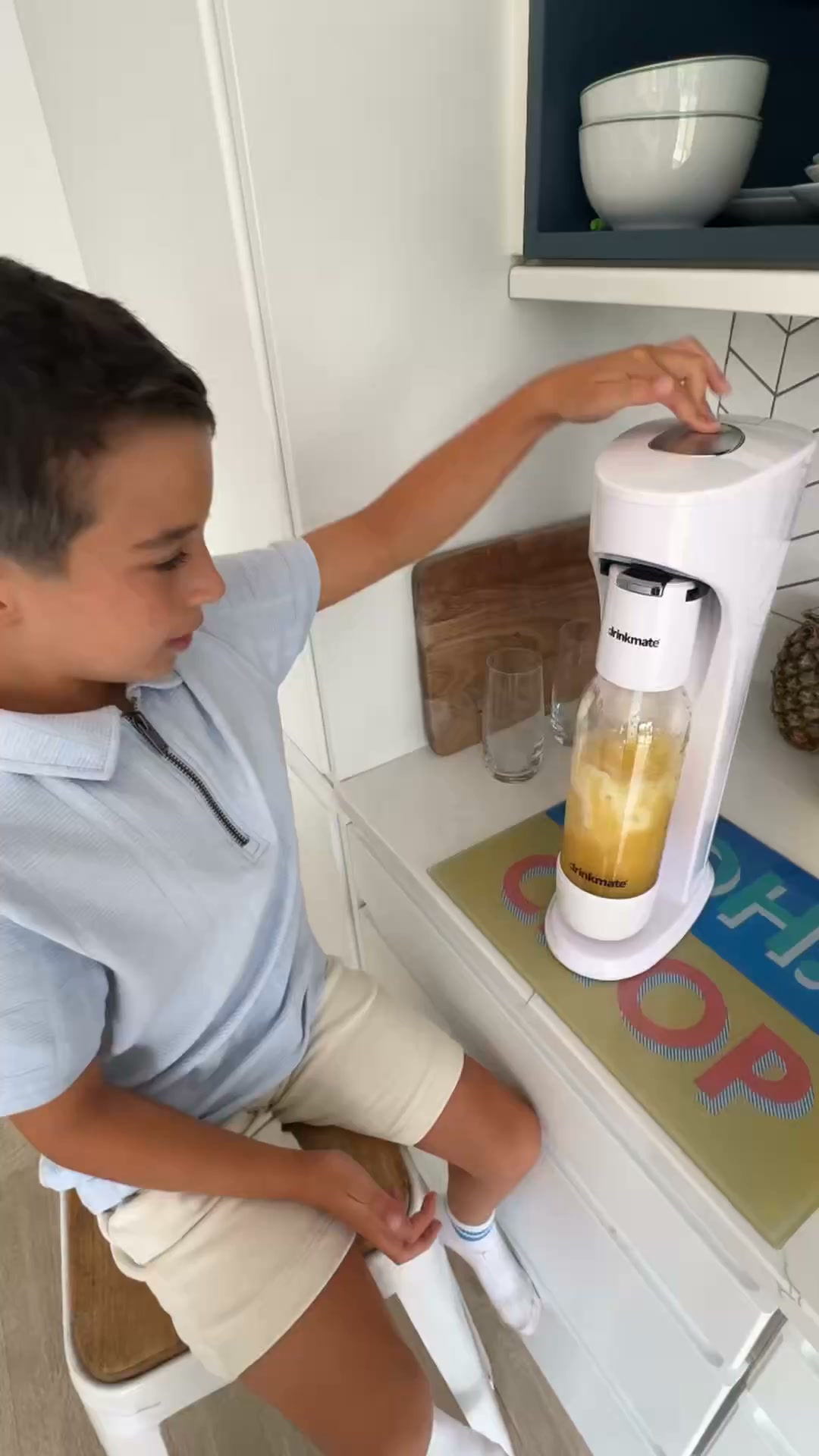 Fizz Anything. Even Fruit Juice.