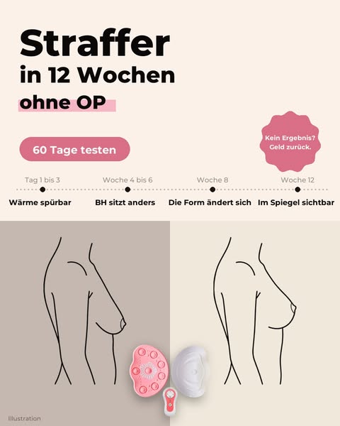 Straffere Brust in 15 Min. am Abend — ohne OP
