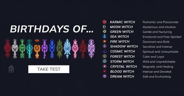 Identify your witchy type in just 1 minute