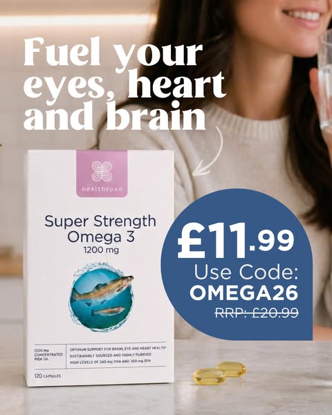 Only £11.99 with code OMEGA26