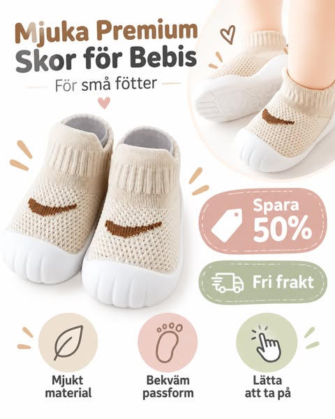 Våra populära Babyskor är tillbaka i lager