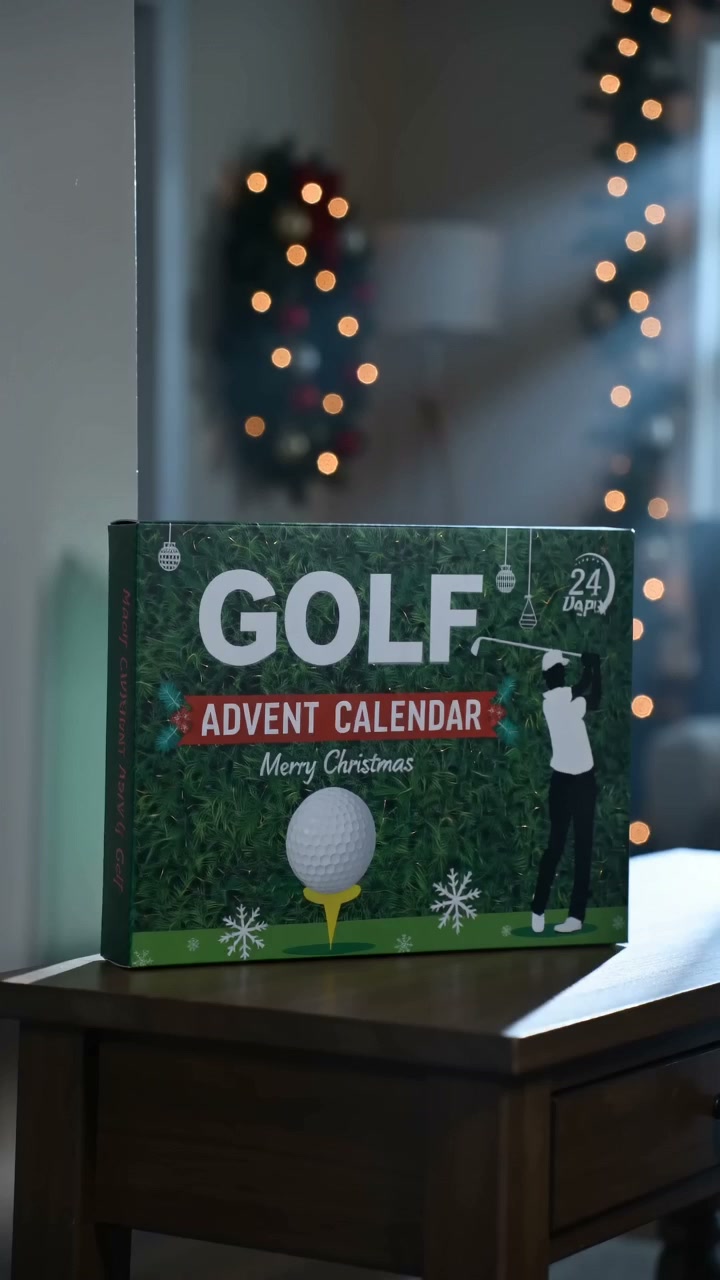 Another mug that says "World's Okayest Golfer"? Meanwhile in Dublin a dad opens Door 1 and finds a fresh ball marker.