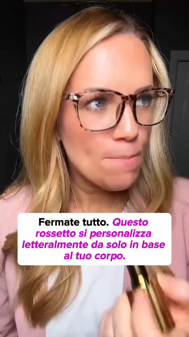 Il rossetto che si adatta al tuo pH