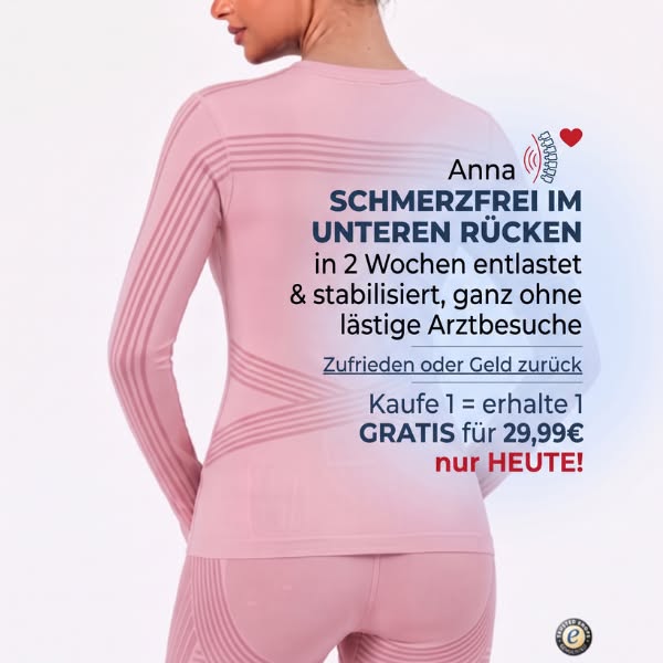 Damen Kompressions T-Shirt mit Rückenunterstützung | CelluLisse
