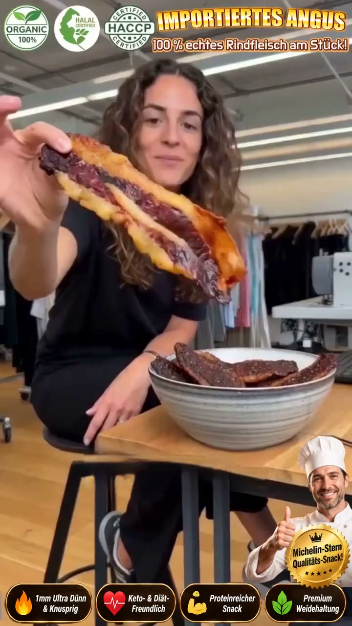 100% Premium Angus-Rindfleisch: Intensiv, fleischig und ohne unnötige Zusatzstoffe.