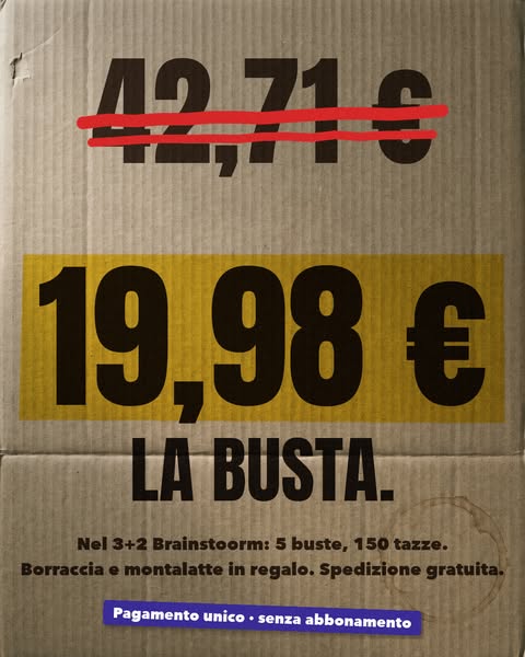 La sua tazza a 0,67 €.