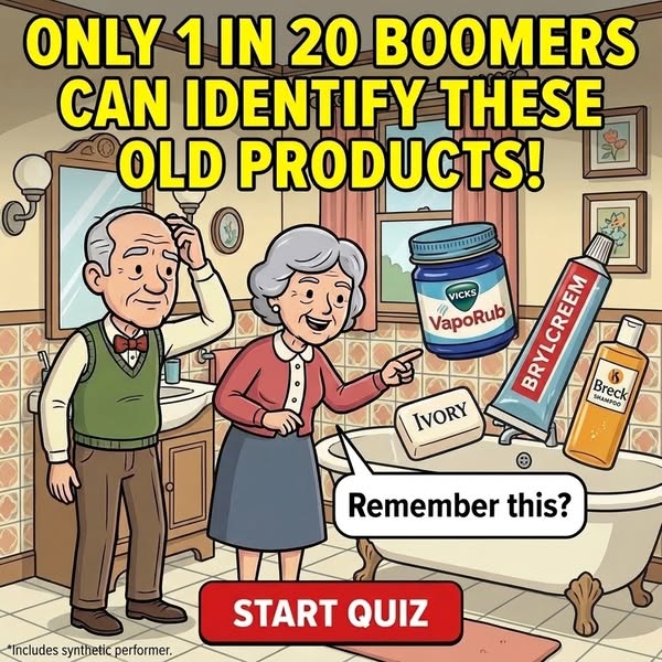 Old Bathroom Products Everyone Used