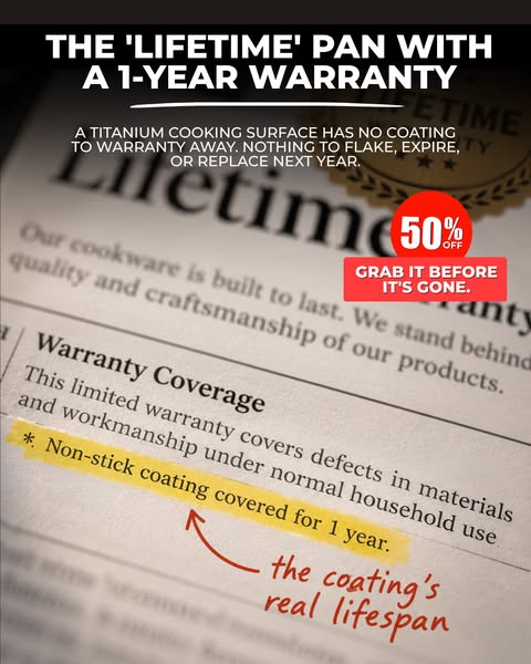 The "Lifetime" Pan With a 1-Year Warranty