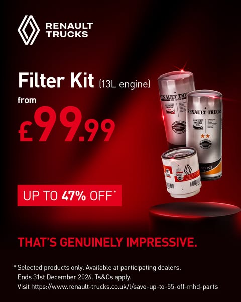 Anúncio de Renault Trucks UK