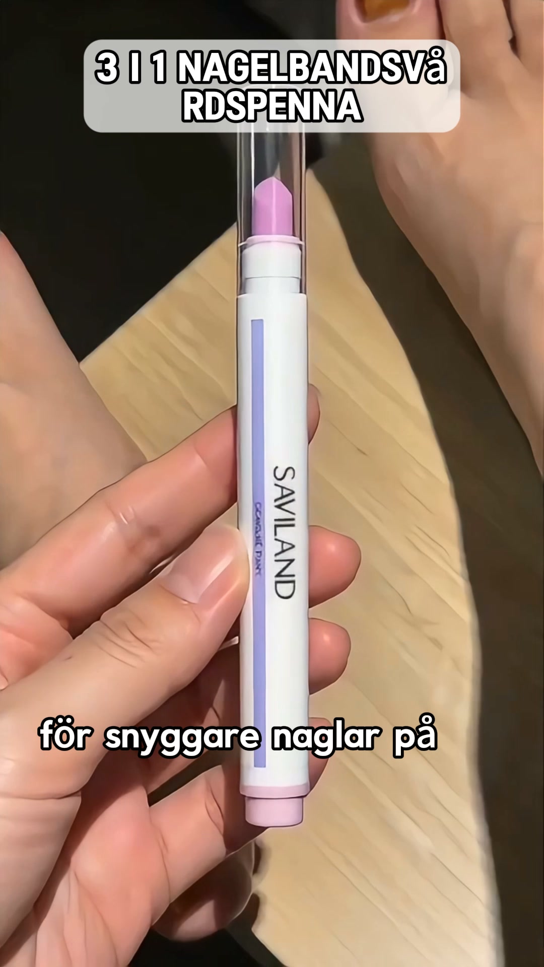 3 i 1 nagelbandsvårdspenna