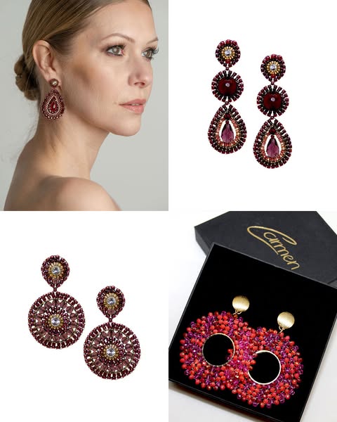 Bei uns findest Du handgefertige Ohrringe für besondere Momente in Österreich gefertigt exklusiver Designerschmuck leicht und angen