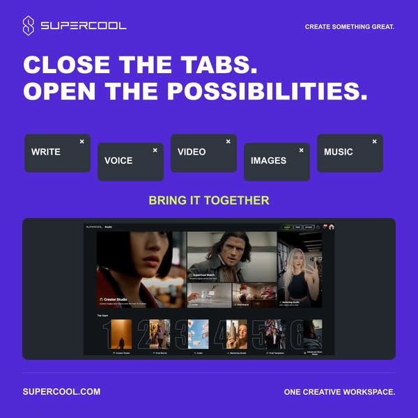 Create More with Supercool