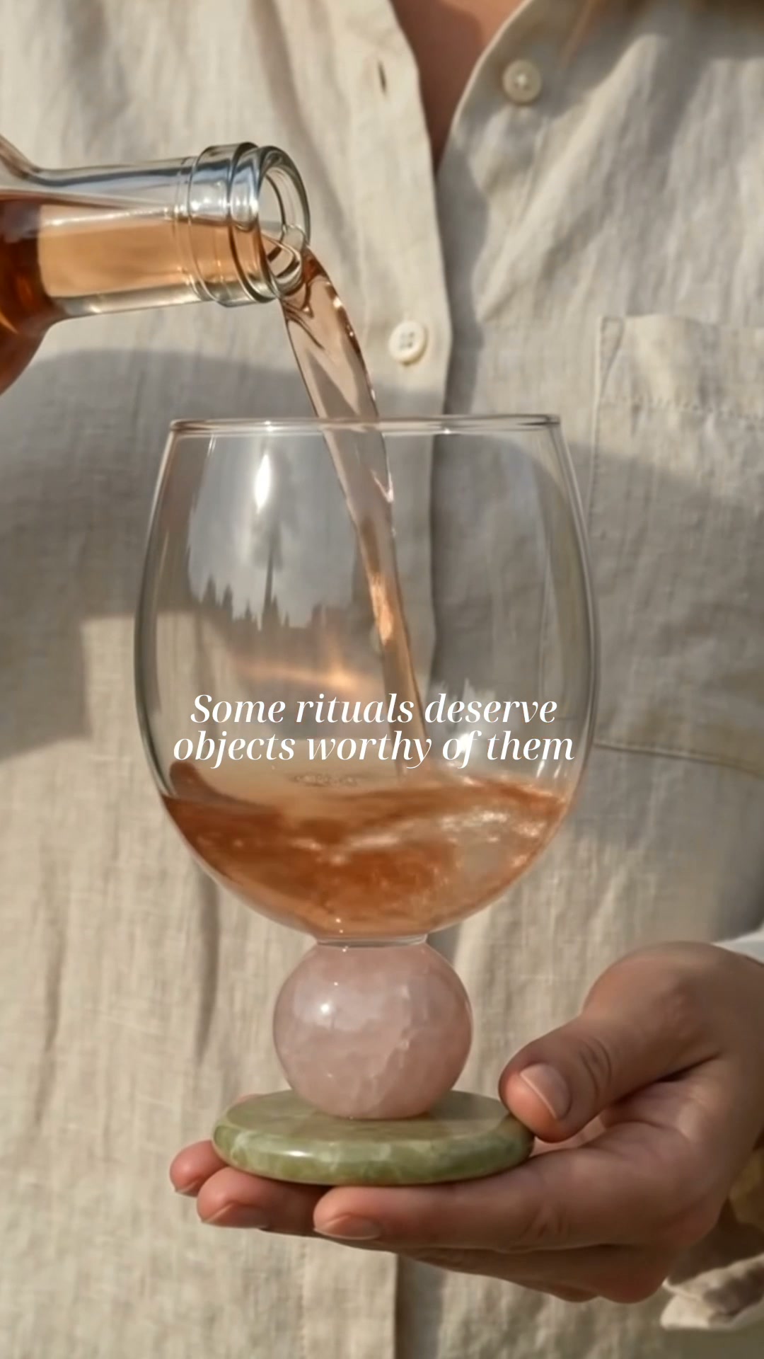 The Badaran glass - Vinia collection.