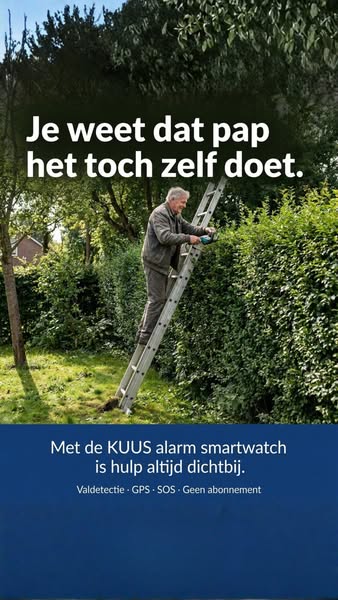Horloge met valdetectie - zonder abonnement