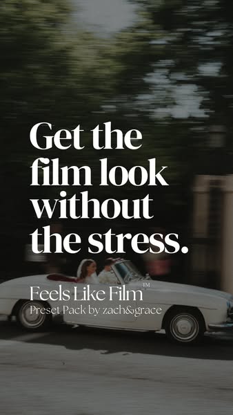 Film Presets for Weddings