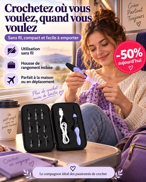 Crochetez dans n'importe quelle condition