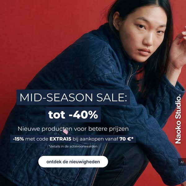 Mid-season sale: tot -40%