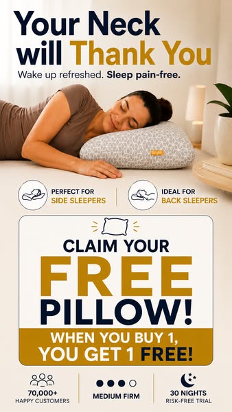 Two Pillows. Pay For One.