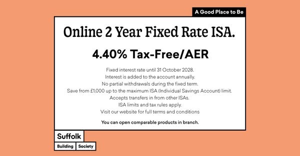 Open an ISA today