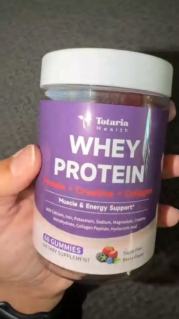 Protein + Creatine + Collagen. All in One Gummy