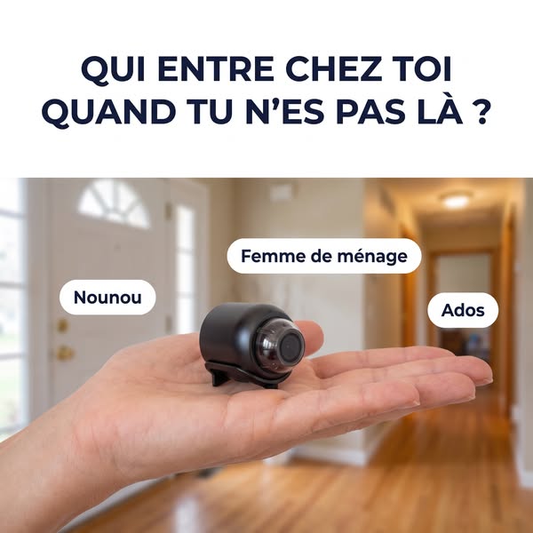 Surveille ta maison depuis ton téléphone, où que tu sois