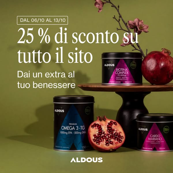 Fino al 25% di sconto