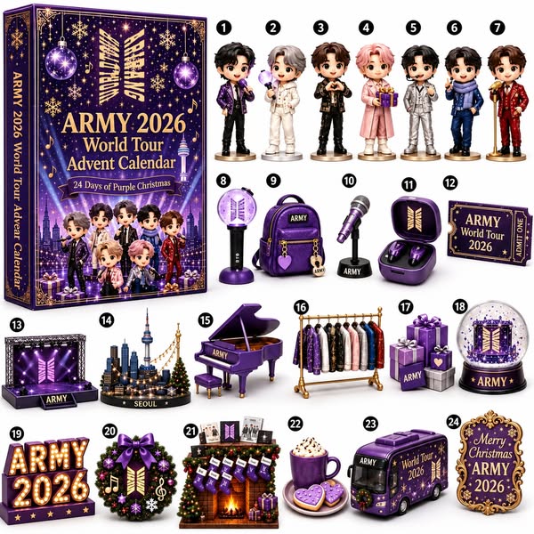The Ultimate 2026 Holiday Countdown for ARMY!